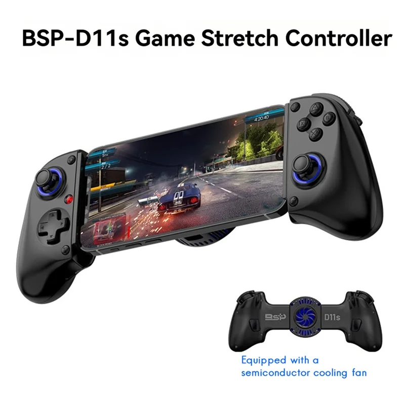 L72A-BSP-D11S Drahtloses Spiel-Gamepad für Mobiltelefone mit Lüfter für Switch/PS4/PS3-Controller Unterstützt Android Harmonyos HID-Modus A
