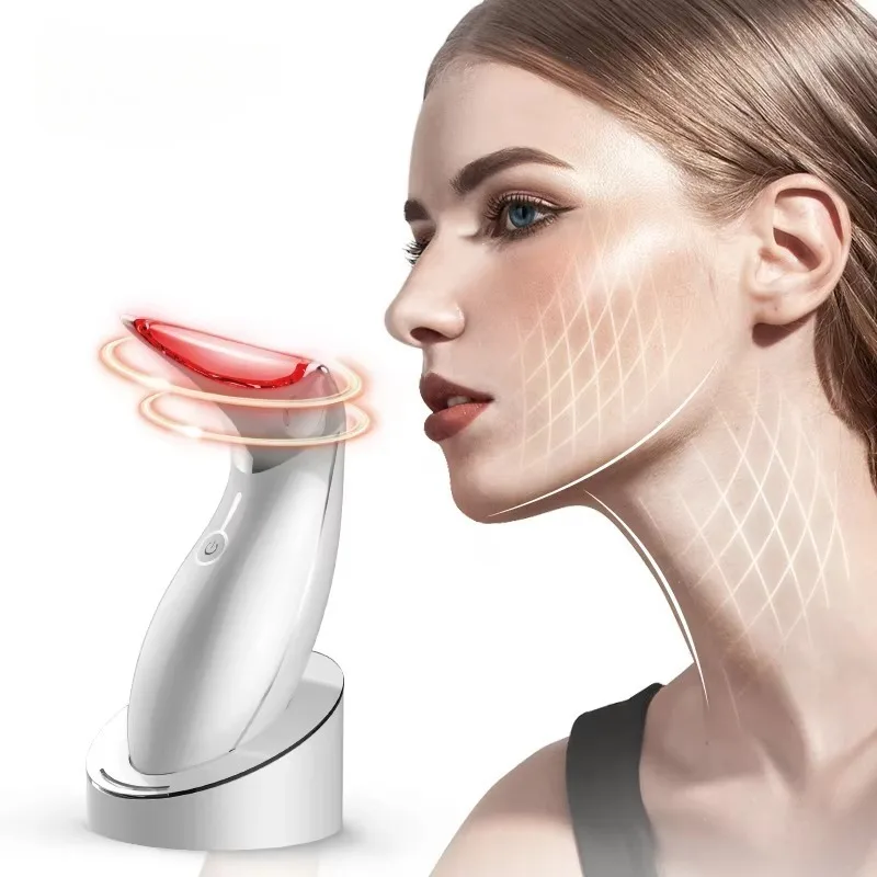 Multi-Mode LED Neck Face Lift Massager, Micro-Current Face Massager for Face and Neck Beauty Treatments