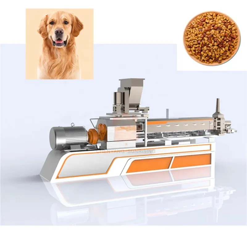 Factory Direct Custom Pet Food Making Machine Dog Food Production Line Full Automatic Feed Processing Equipment