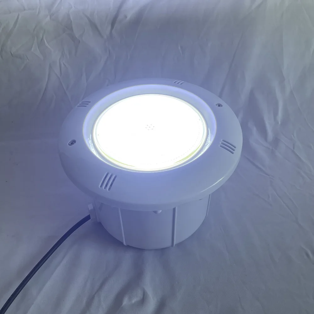 

Подводные светильники для бассейнов 18W 30W 42W RGB с синхронизацией, включение/выключение, для встраиваемых бассейнов, LED 12V AC, заливка смолой, IP68, холодный белый свет