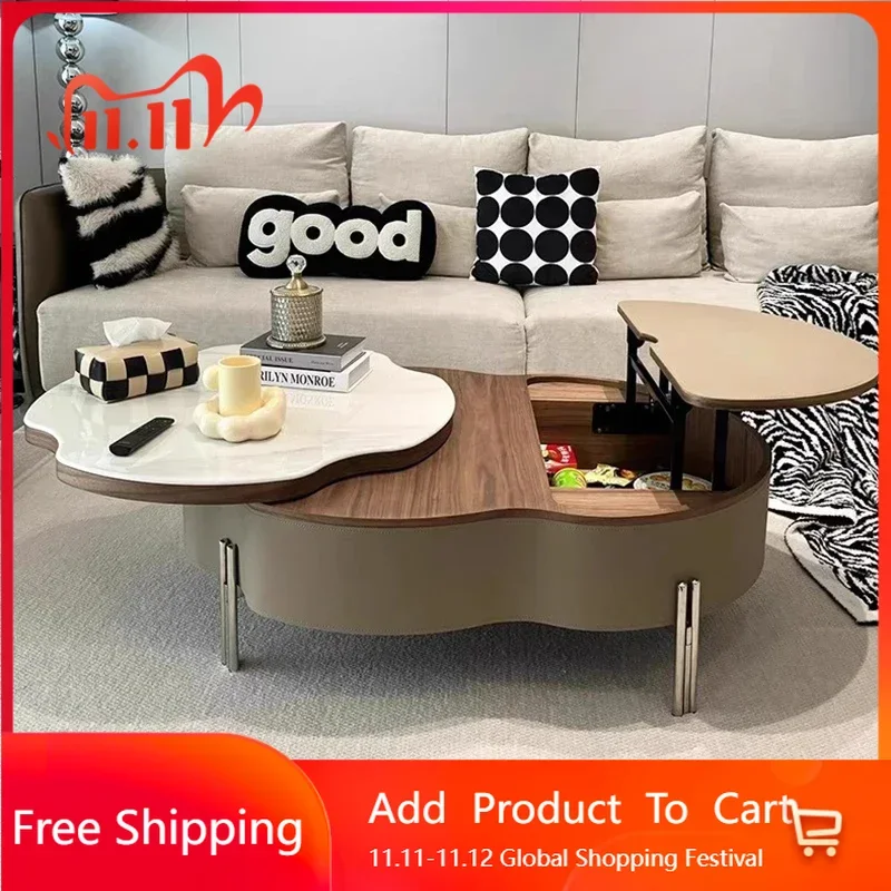 

Корейский журнальный столик для хранения вещей, скандинавский ритуальный роскошный журнальный столик высшего качества, модные элегантные японские модные мебели