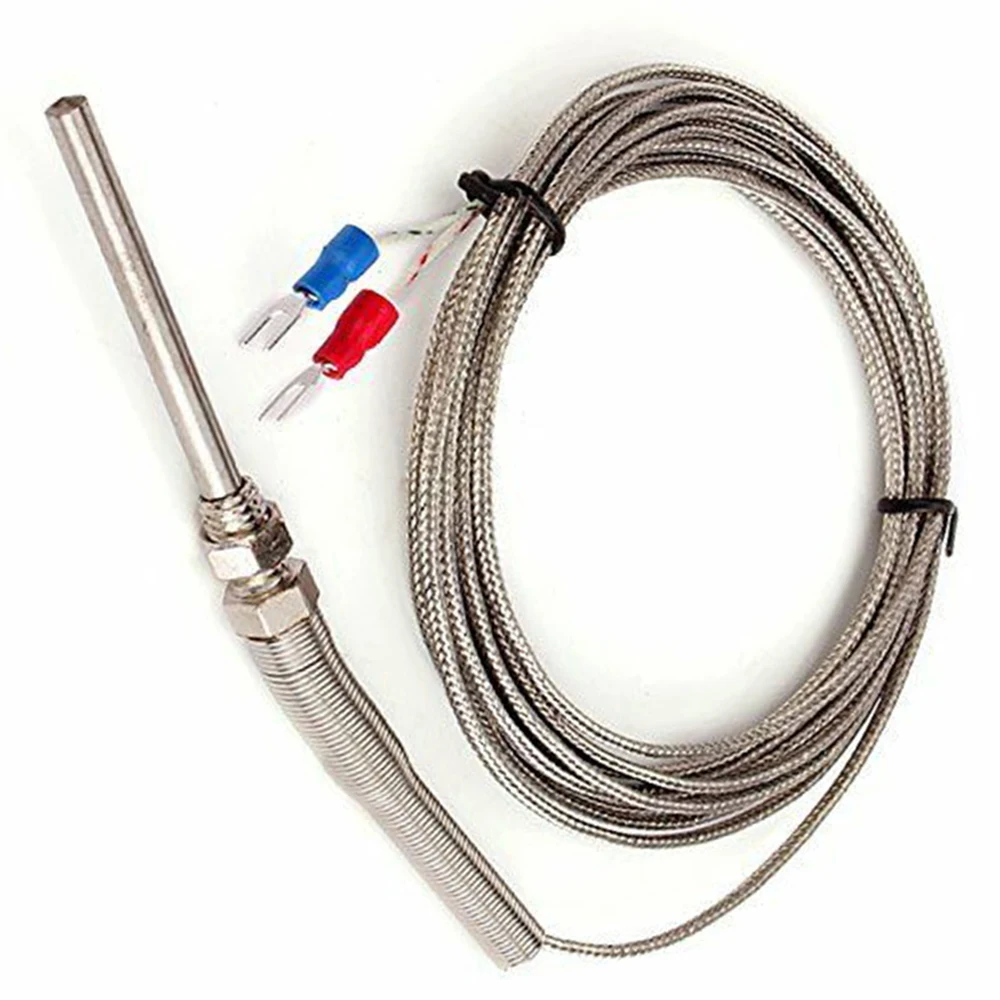 

Replacement Sensor Highly Precise K type Thermocouple Probe with 50mm Stainless Steel Probe 100~1250 Degree Celsius
