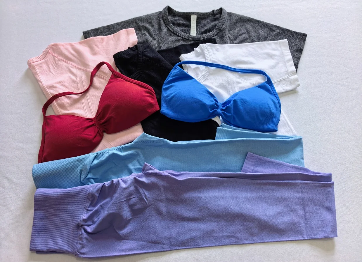 

Cycling Sports Suit Three-piece Stretch Bra Women's Yoga Trousers Breathable Short-sleeved Hip-lift Printed Sportswear