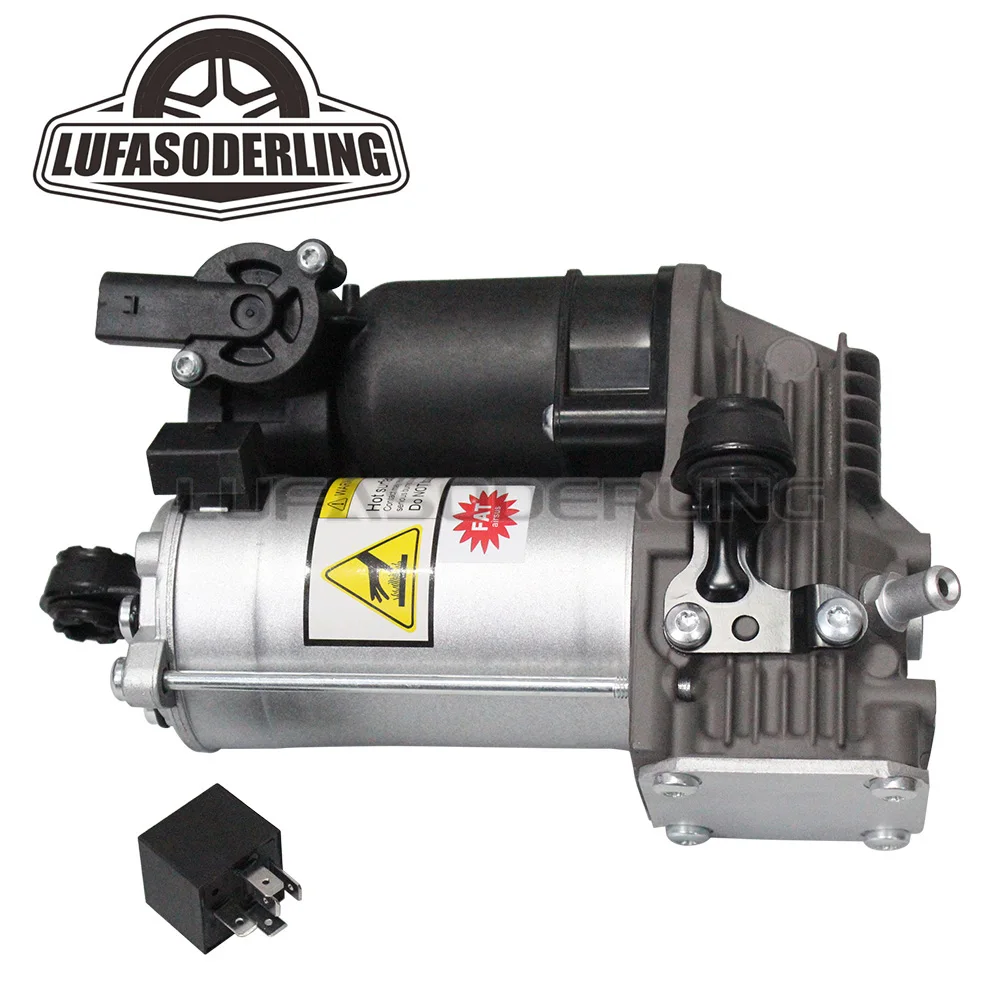 

Насос воздушного компрессора с кронштейном, резиновое крепление и реле для Mercedes W164 X164 GL ML GL450 GL550 0025427619 1643201204 1643200904