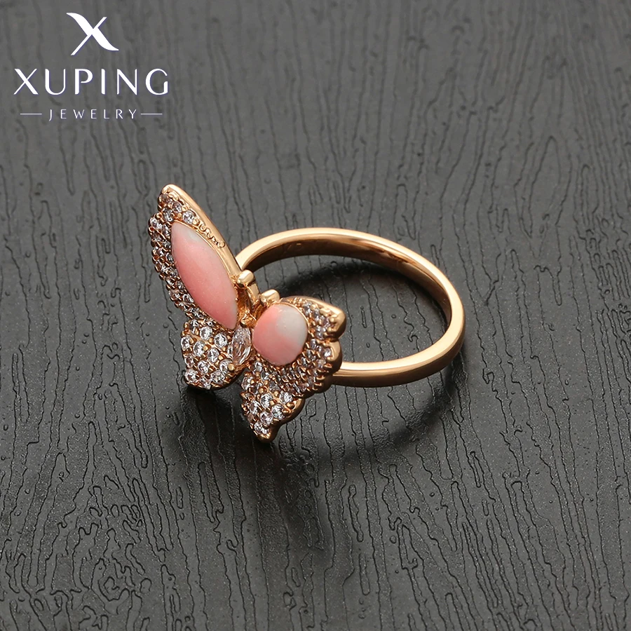 Xuping Jewelry Fashion Elegant New Arrival Schmetterlingsringe mit Goldfarbe für Frauen, Partygeschenk X001222586 – Detail 15