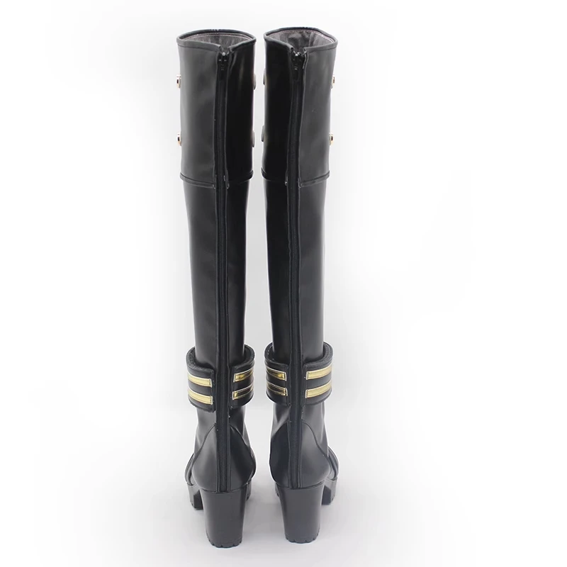 Anime Arcane 2 Caitlyn Cosplay Sapatos Botas de Salto Alto Para Mulheres Meninas
