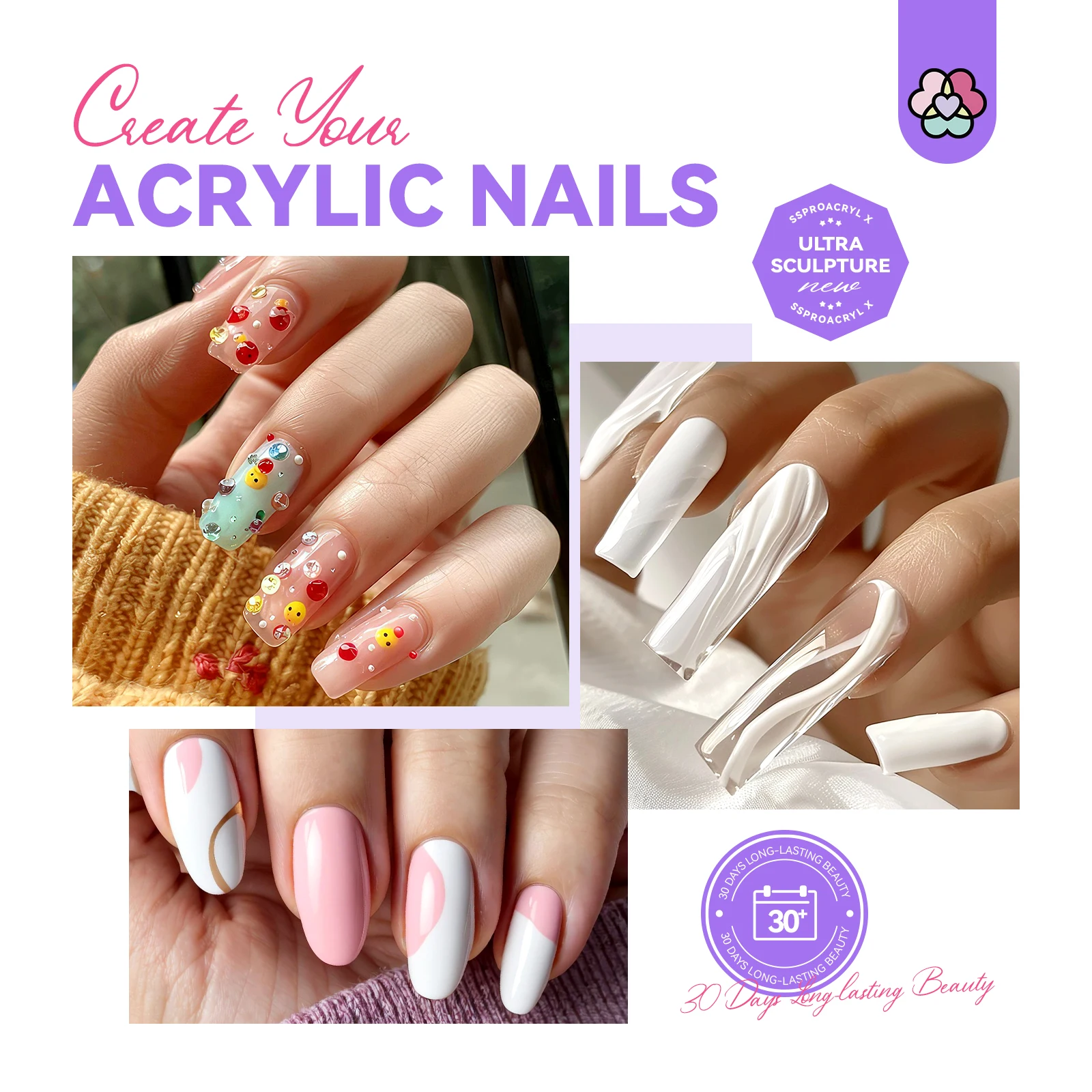 サヴィランド モノマーアクリルネイルリキッド 4オンス 12個入り #   ネイルエクステンション初心者向けDIY用ネイルブラシとダッペンディッシュ