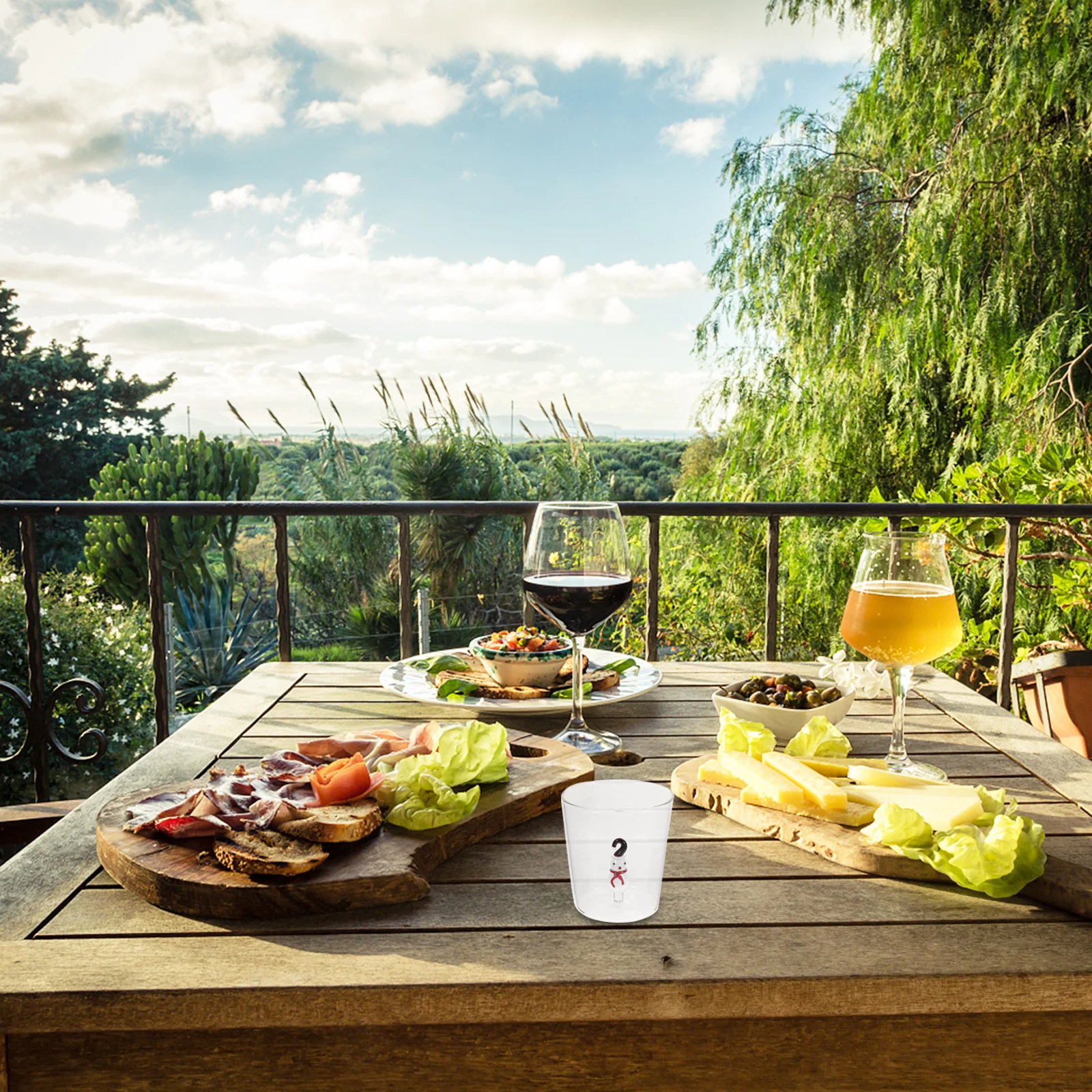 

300Ml Built-in Snowman 3D Drinking Glass Christmas Theme Clear Beverage Cup for Party Bar Home Decor Whisky Juice Container