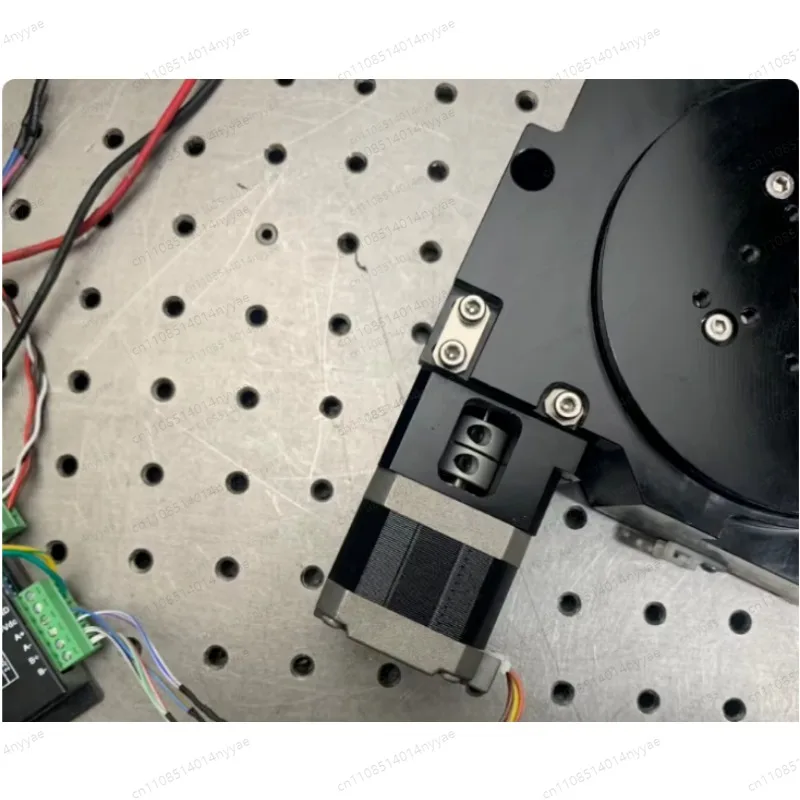 Second-hand 42 stepper motor turntable, high precision R axis, worm gear, 100mm table, CNC indexing plate Disassembled model