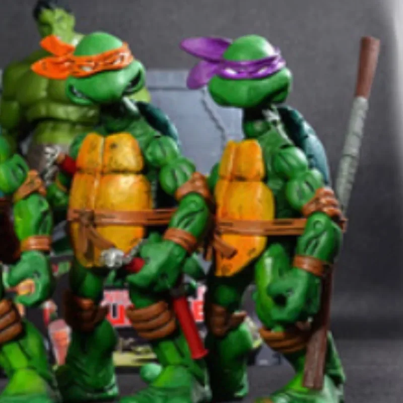 15cm Anime Action Figure 4pcs/Set Cartoon Teenage Mutant Ninja Turtle Action Figure Movable Doll Toy Kids Decoration Toys