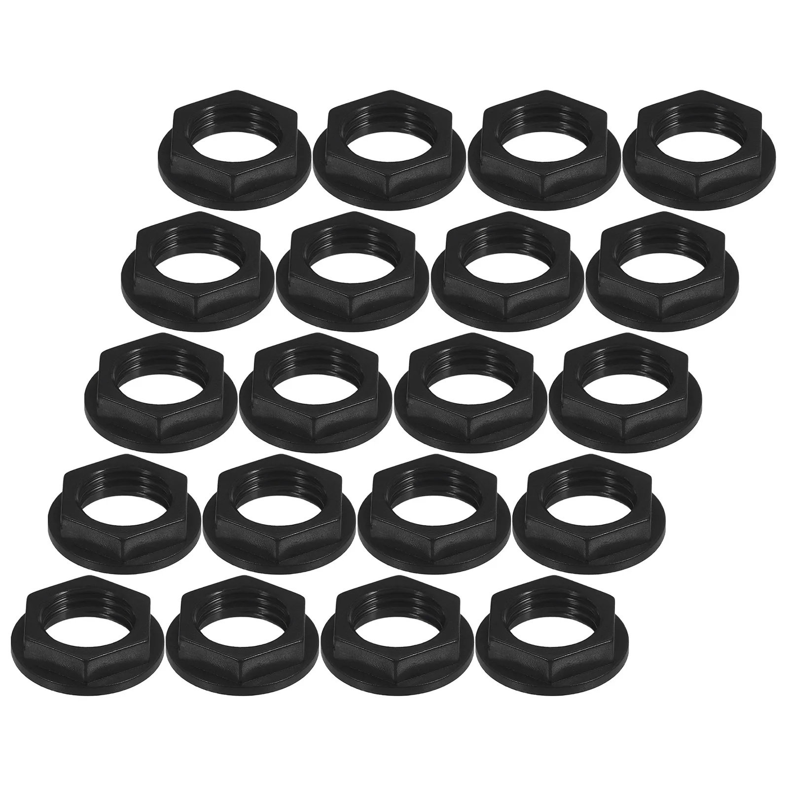 100Pcs Jack Socket Nuts Audio Jack Mounting Nut Secure Fastening Guitar Microphone Repair Replacement Parts Acoustic Guitar view 5