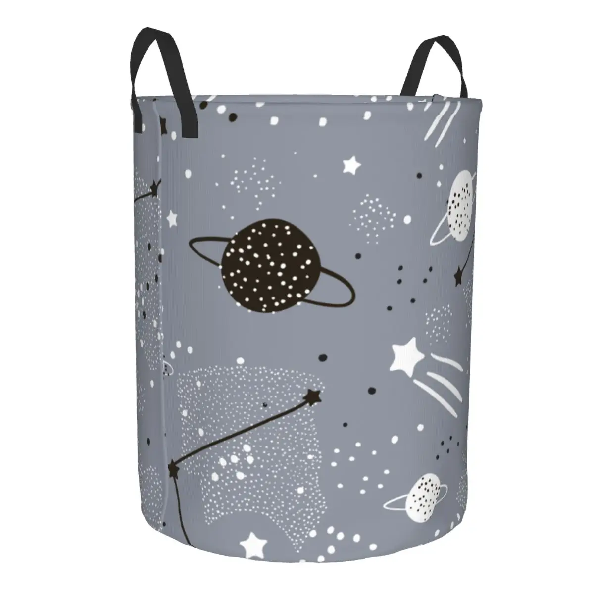 Foldable Laundry Basket for Dirty Clothes Cute Stars Constellations Planets Storage Hamper Kids Baby Home Organizer