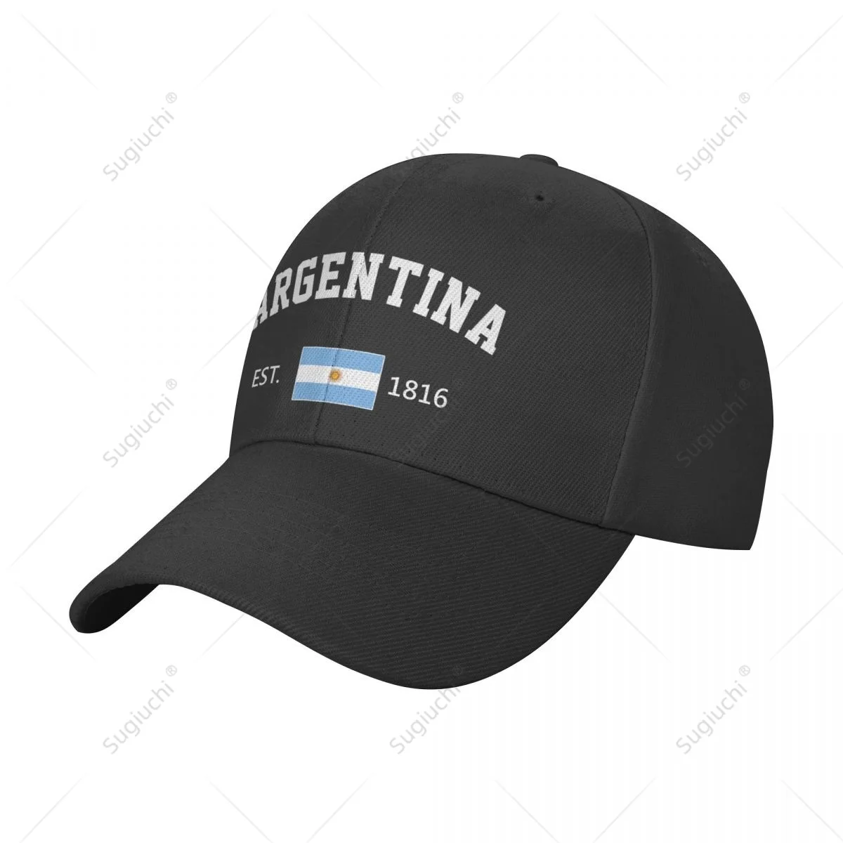 Unisex Baseball Cap Argentina EST.1816 Independence Day Wild Sun Shade Peaked Adjustable Outdoor Caps for Men Women