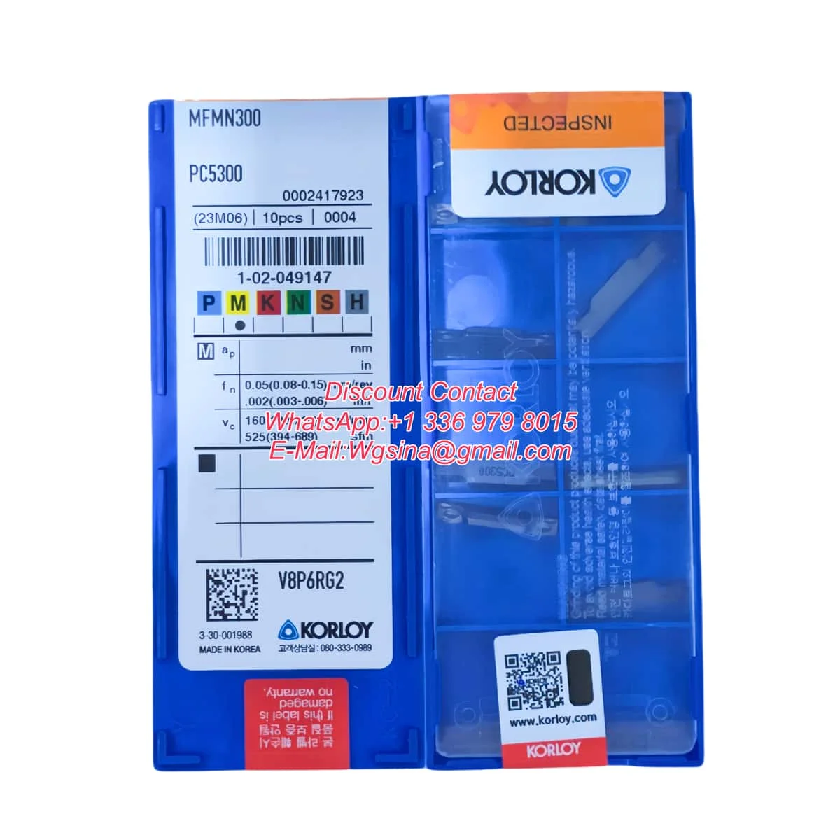 KORLOY Original MFMN300 NC3020 MFMN300 PC5300 MFMN300 NC3120 CNC Holder Grooving Tool Carbide Inserts MFMN CNC Lathe Tools