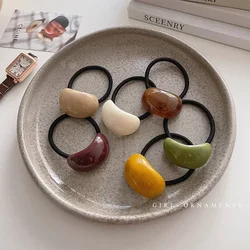 2024 New Korean Fashion Elastic Hair Bands Hair Accessories Headwear Ponytail Holder Scrunchie For Women Girls