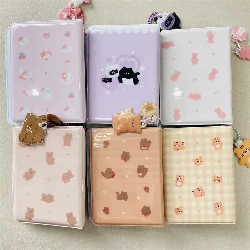 3 Inch Kawaii Photo Album Kpop Photocard Holder 40 Pockets Binder Album Korea Instax Collection Book Photo Storage Case