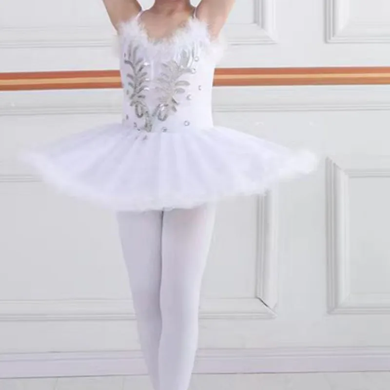 New Black Swan Ballet Dance Dress Cute Sweet Girl Women Princess Dress Performance Practice Costume