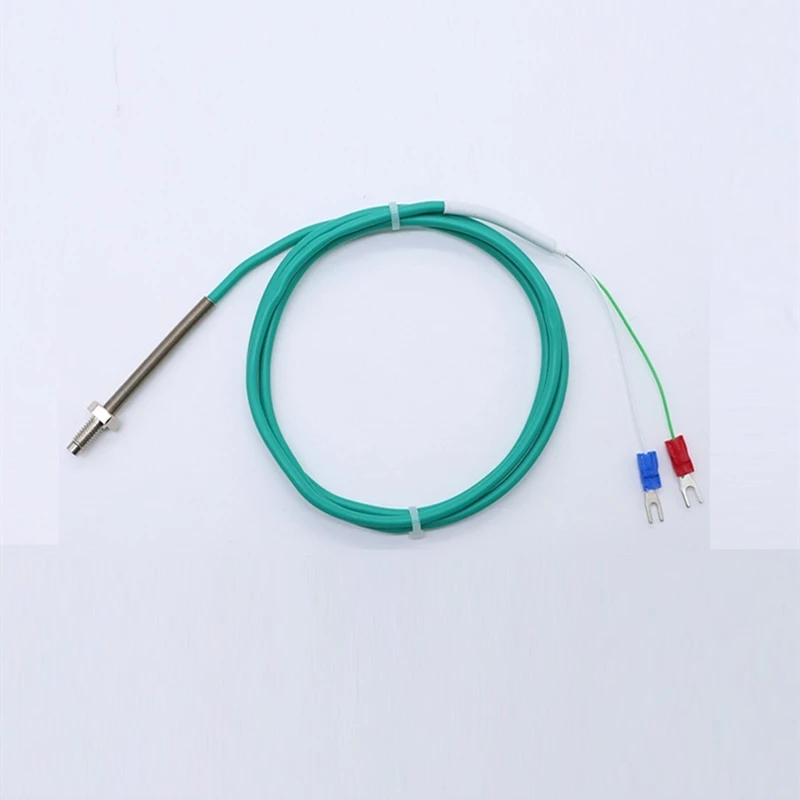 K-type thermocouple M6 screw temperature sensor flexural flexible silicone wire temperature probe