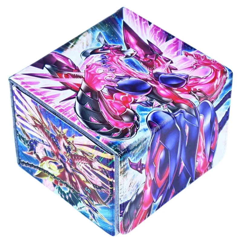 Yu-Gi-Oh! Neo Galaxy-Eyes Photon Dragon Board Game Card Box Number C62 Leather Magnetic Flip Game Collection Card Storage Box