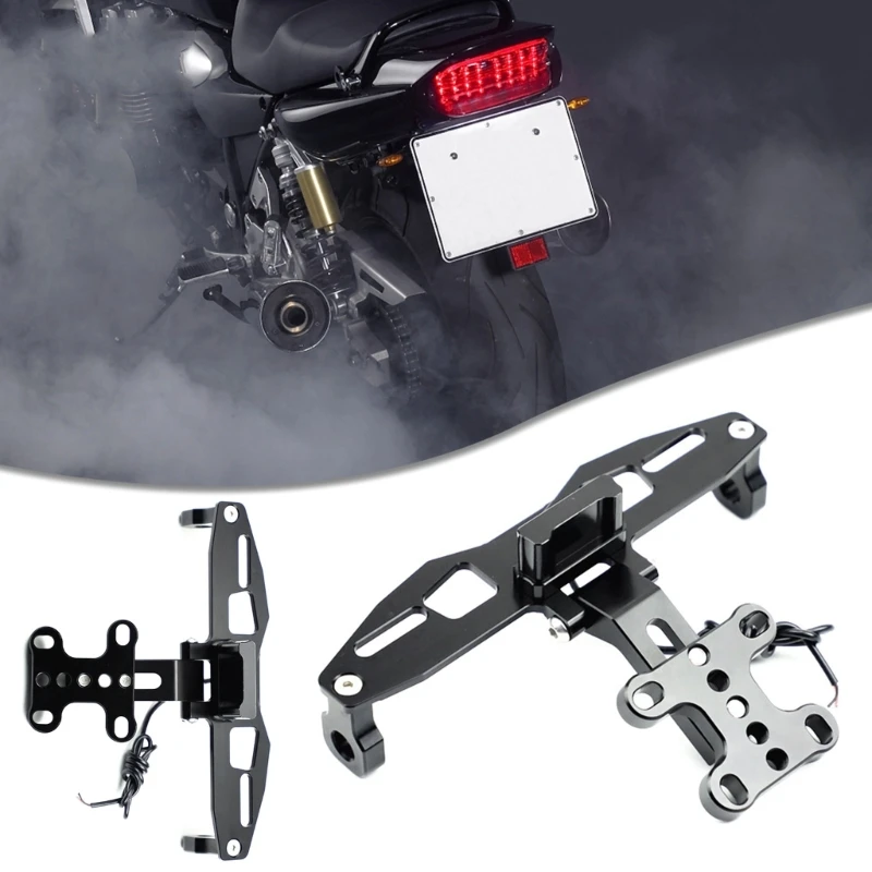 Motorcycles License Plate Mount Holder Adjustable Bracket for TFX150 MslaL150