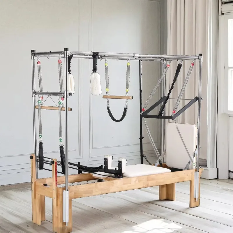 

YTYIN Competitive Price Wooden Pilates Studio Fitness Machine Pilates Bed Pilates Full Trapeze