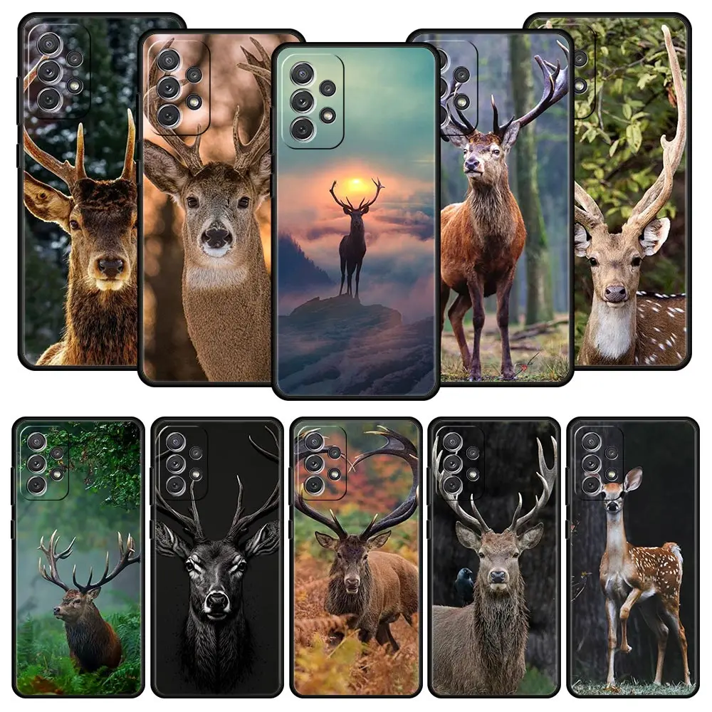 Deer Hunting Camo Phone Case For Samsung Galaxy A13 A51 A71 A41 A31 A21S A11 A01 A03S A12 A32 A52 A22 A23 A33 A53 A73 5G Cover