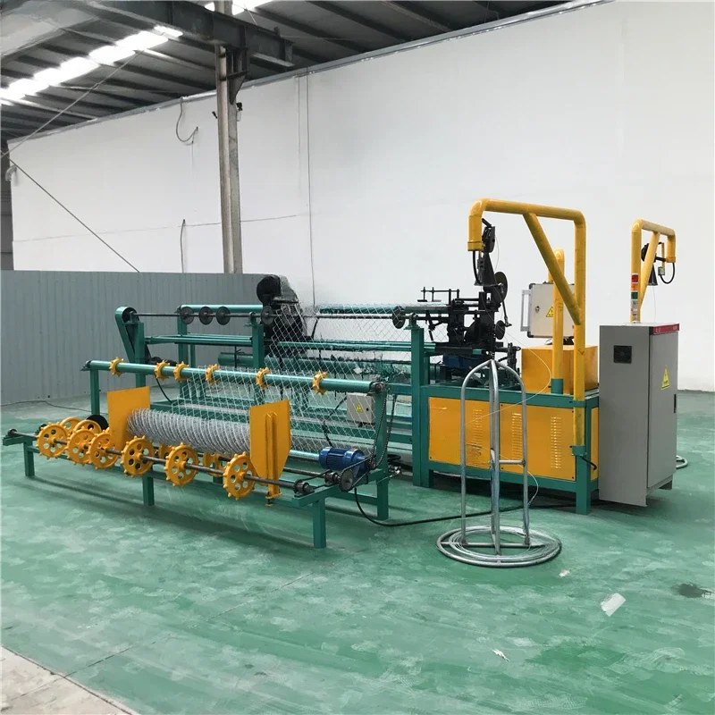 YG Fully Automatic Double Wire Chain Link Fence Wire Mesh Machine