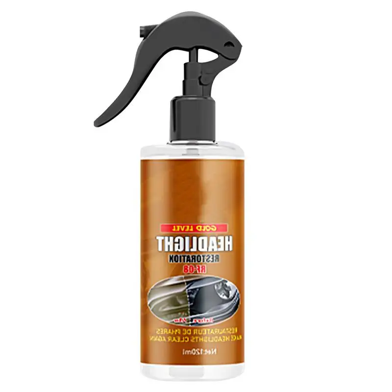 

Car Headlight Restoration 120ml Effective Liquid Headlight Polish Cleaner Headlight Restorer Portable Multifunctional Car Light