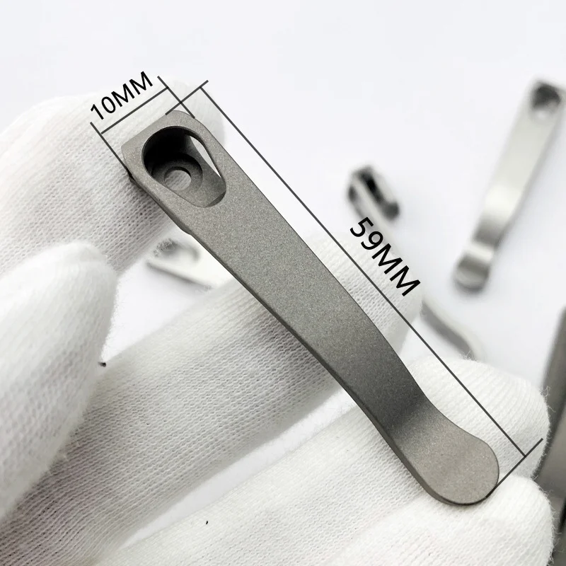 Chris Reeve Large Sand Titanium Alloy Folding Knife Belt Clip (EDC Multi-functional Hook)