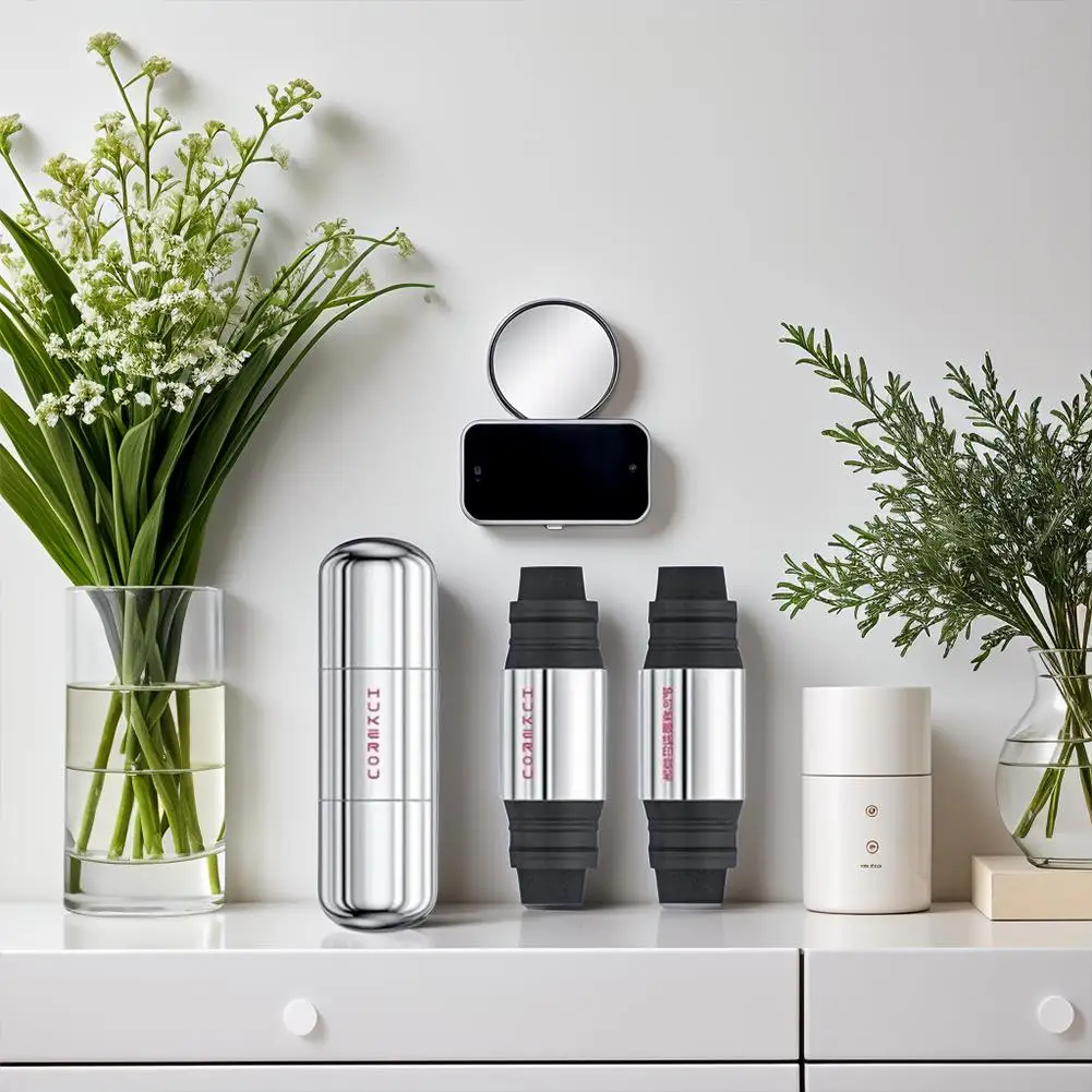    Hukerou Kapsel-Eyeliner, universeller schwarzbrauner Eyeliner-Stift, wasserdicht, schweißfest, schnell trocknend, nicht verschmiert, perfektes Geschenk-Make-up