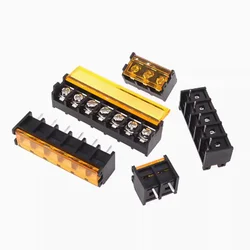 5pcs HB9500 HB-9500 Barrier Terminal Block With Cover 9.5mm 2/3/4/5/6/7/8/9/10Pin