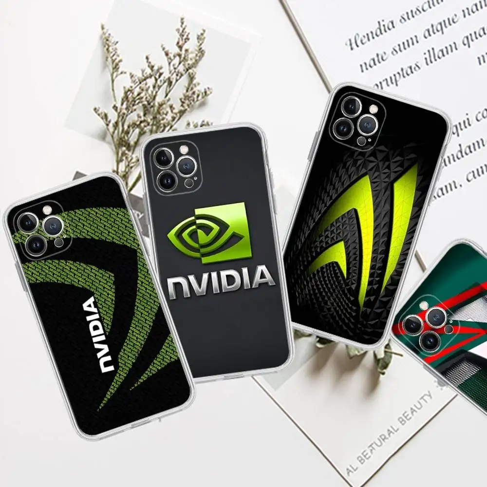 Coque de téléphone souple personnalisée avec logo Nvidia et réalisations exceptionnelles pour iPhone 17 16 15 14 13 12 11 Pro Max Plus