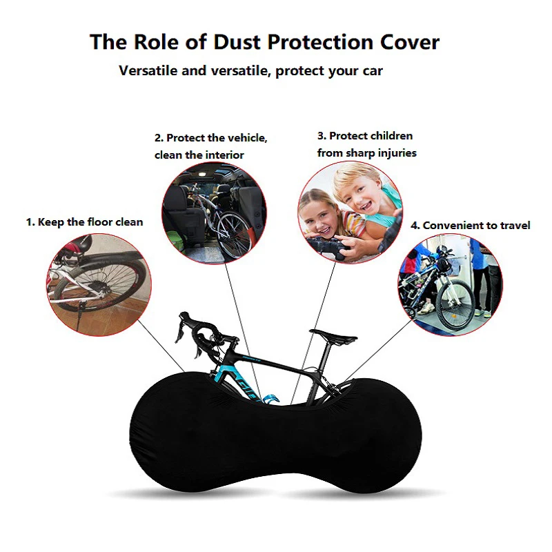 Bike Protector Cover MTB Road Bicycle Protective Gear Anti-dust Wheels Frame Cover Scratch-proof Storage Bag Bike Accessories