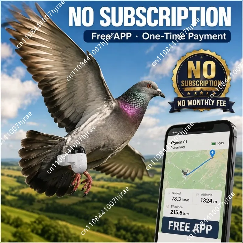 Immediate delivery, no subscription required, 2.2 grams, IP68, no monthly fee, bird locator for locating pigeons
