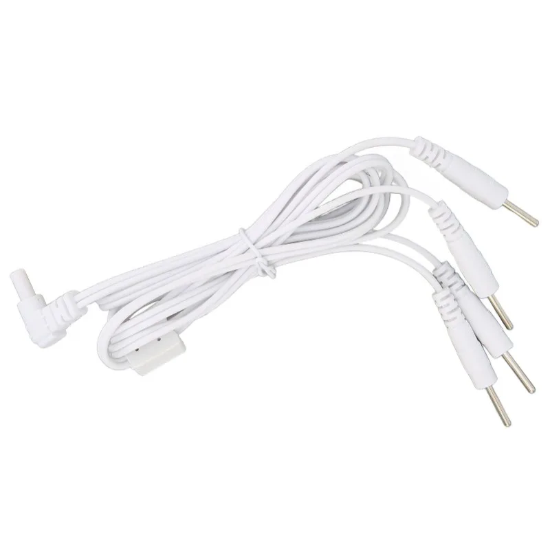 1 Pcs Electrodes Connector Cables Line TENS Unit Lead Electrode Wires Massager Electrotherapy Instruments Nerve Muscle Machine