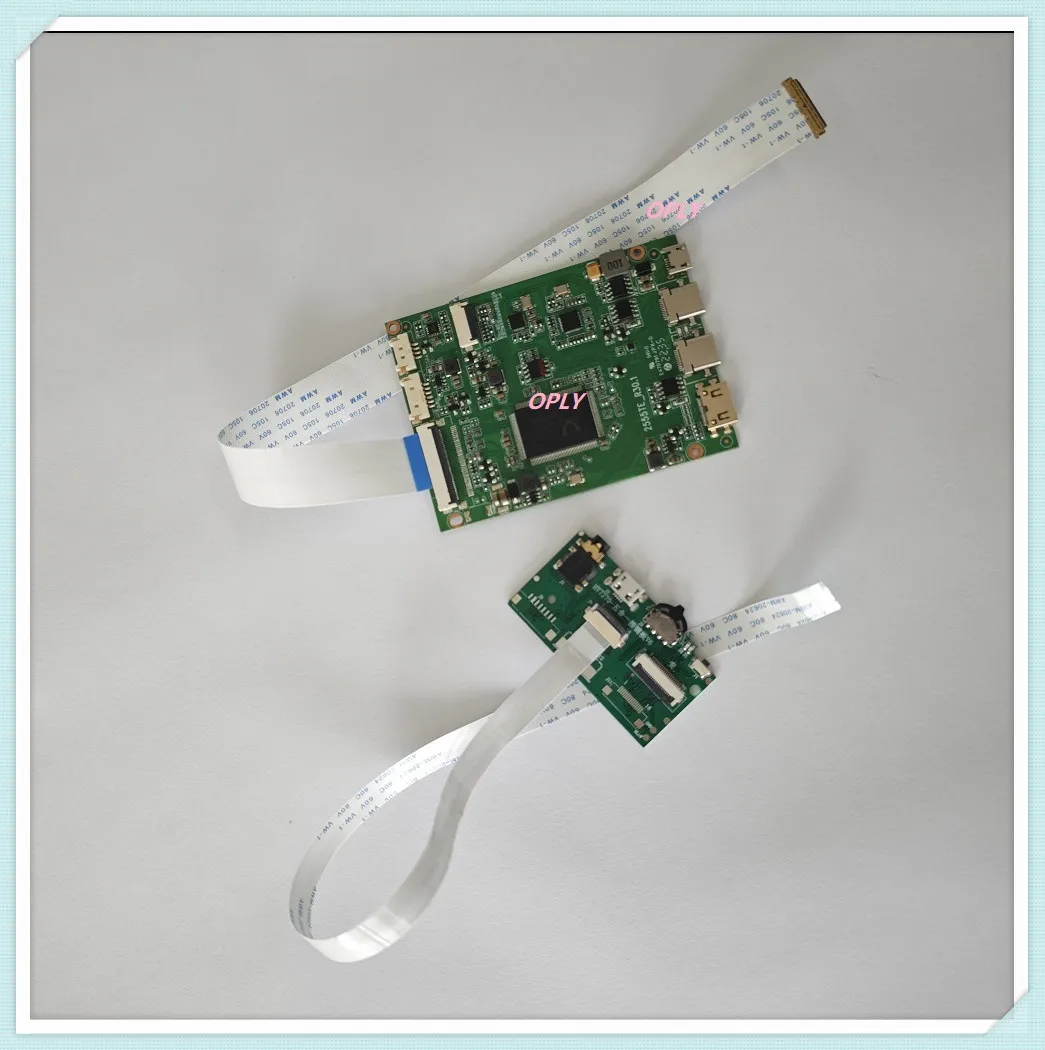 Placa controladora lcd micro usb 2 tipo c mini hdmi, compatível com hb133wx1 HB133WX1-301 1366x768 edp painel led 13.3 "kit