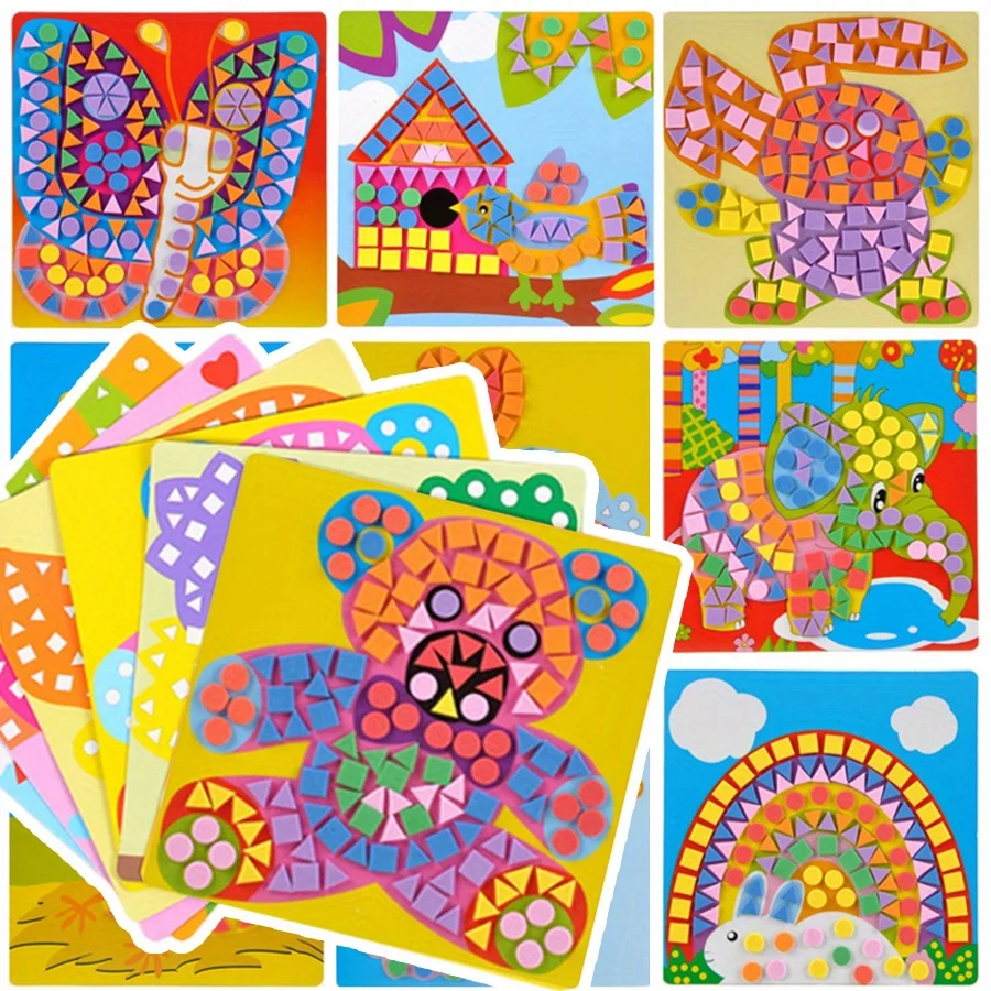 6Pcs Diy Mosaic Pai… - image