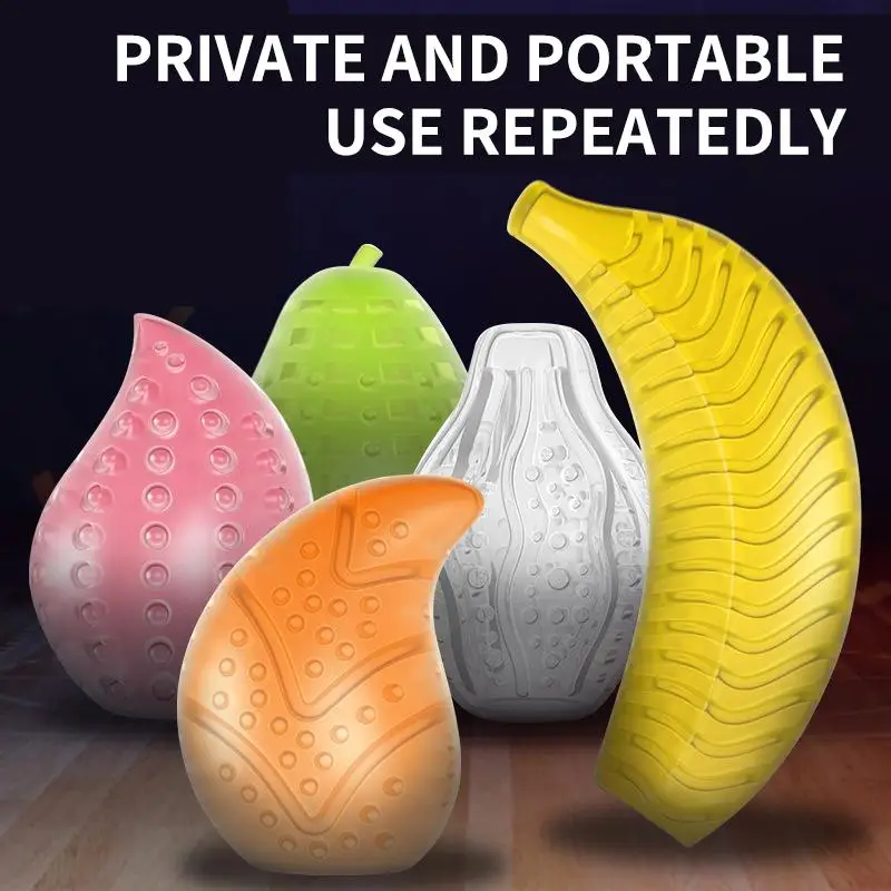 【SA】Male Masturbation Cup Fruit Shape Sex Pocket Pussy Vagina Masturbators Eggs Aircraft Cup Massage Sexy Toys For Men view 2