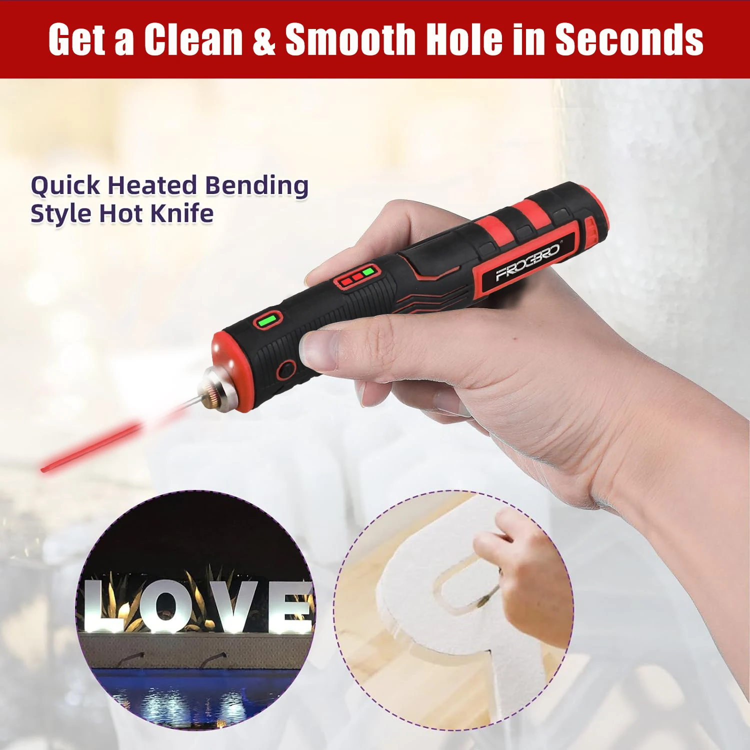 Портативный беспроводной резак для пенопласта, резак для пенопласта, ручка для резки пенополистирола, набор режущих инструментов, паяльник, гравировальная ручка