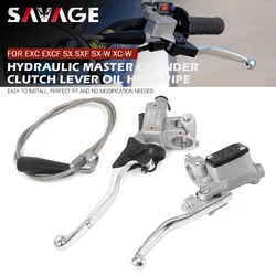 Hydraulic Clutch Brake Master Cylinder Lever For EXC EXCF SX SXF SX-W XC-W XC-F 150 200 250 300 350 400 450 Motorcycle Oil Hose