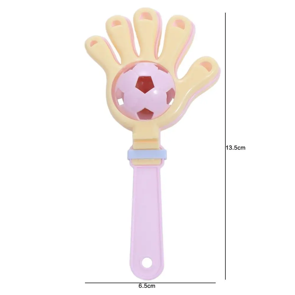 Clappers antirumore in plastica di moda Calcio Clapping Calcio Clap Noise Makers Sonaglio per bambini Mini Noisemakers Giocattolo Cheer Puntelli