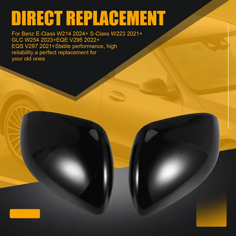 Car Door Mirror Shell Side Rear View Mirror Cover A0999066702 A0998103602 For Mercedes-Benz C E S Class W206 W214 W223