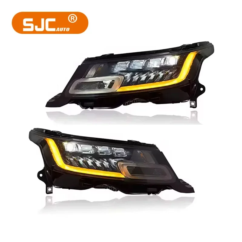 

SJC New Style Head Lamp For Range Rover Sport 4 LENS Headlights Assembly Vogue 2018-2022 Head Light High Low Beam Reverse Signal