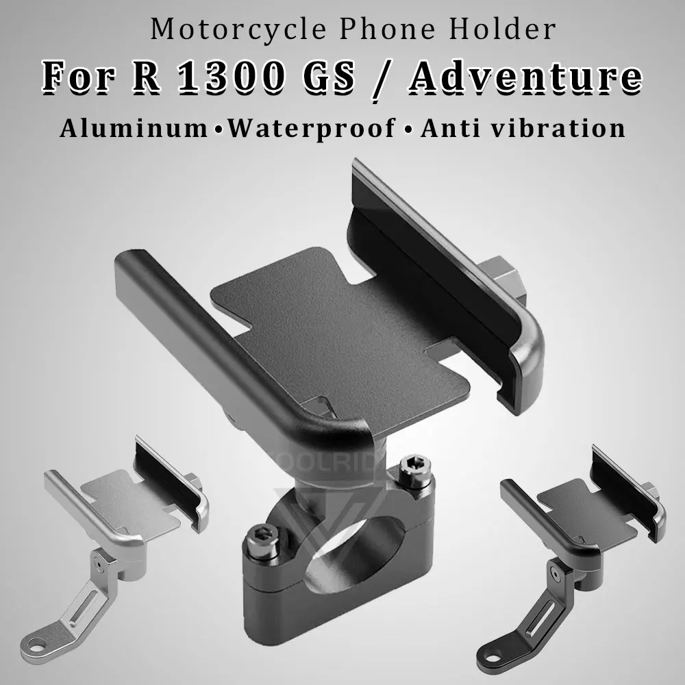 

Motorcycle Phone Holder Waterproof Bracket Aluminum Alloy for BMW R1300GS Accessories R 1300 GS R1300 1300GS GS1300 2024