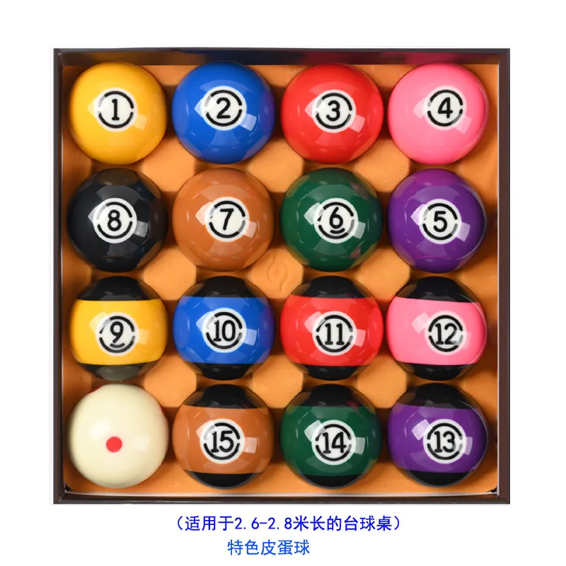 57.2mm Crystal balls American billiards Pool Eight Ball