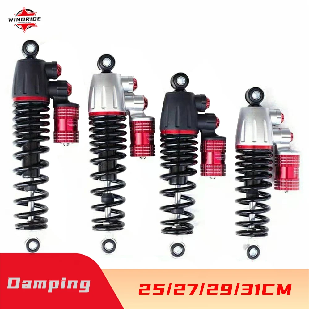 

Electric Vehicle Rear Hydraulic Shock Absorber 25/27/29/31CM Upgrade Load-bearing Motorcycle Spring Shock Absorber Accessories