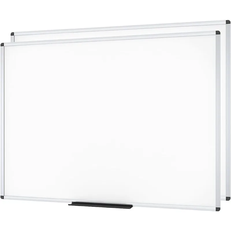 

VIZ-PRO Magnetic Dry Erase Board, 60 X 48 inches, Pack of 2, Silver Aluminium Frame