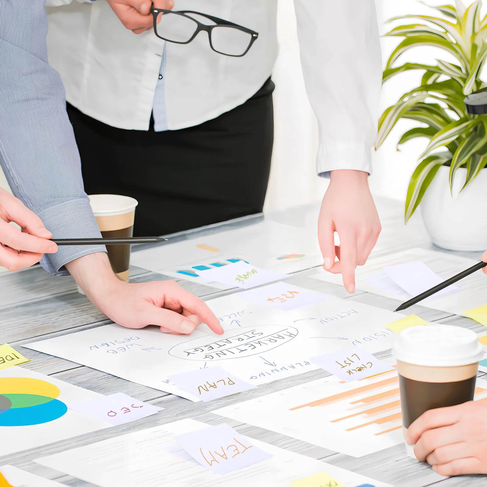 

3pcs Square Self-Stick Memo Office Supplies Portable Adhesive Note Pads White Paper Note Pads For Message Recording