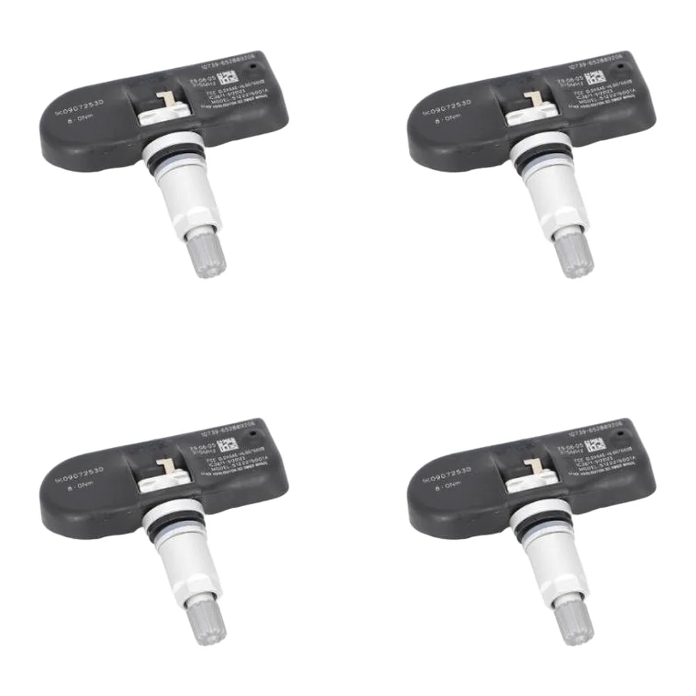 4 Tire Pressure Monitoring Sensors Compatible with For BMW For Skoda Models Following 1K0907253D Diagnostic Trouble for code
