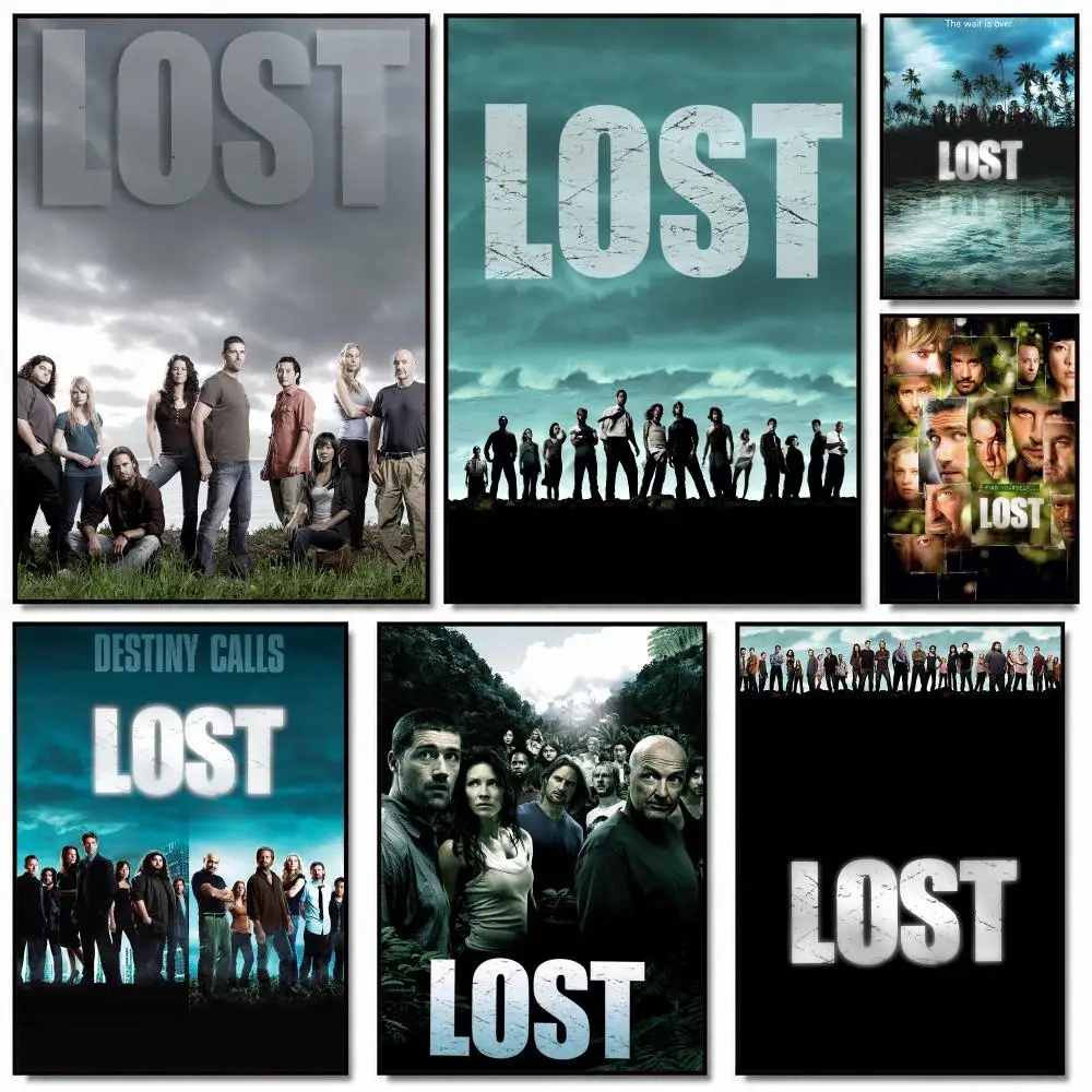 tv series L-Lost-T Painting Calligraphy Artwork for Home Bedroom Office Wall Decoration Gift